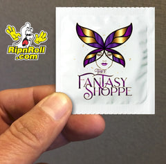Printed White Foil with Full Color imprint - Thee Fantasy Shoppe