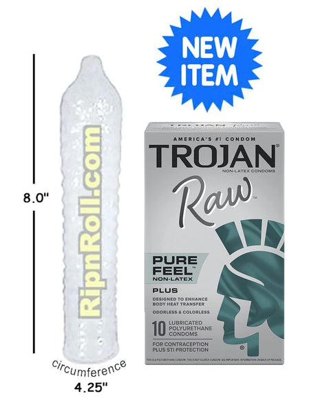 Trojan Raw Pure Feel Non Latex Condoms