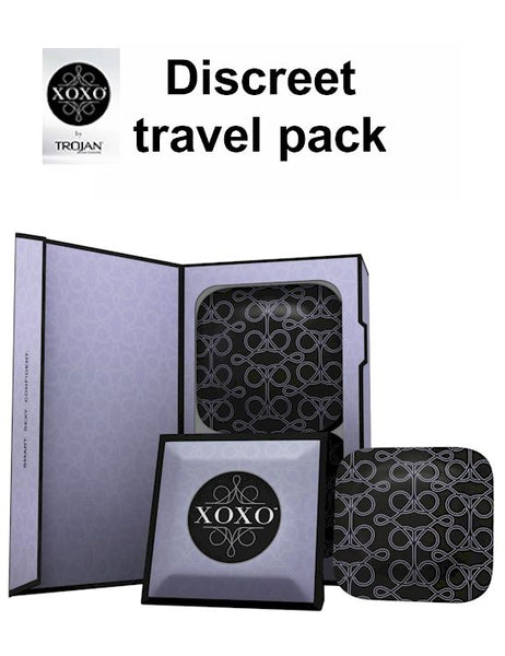 Trojan XOXO condom travel case