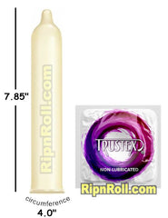 Trustex Non Lubricated Condoms - RipNRoll