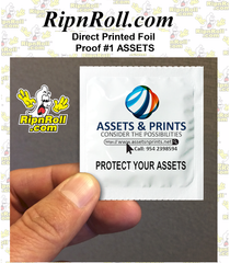 Printed White Foil with Full Color imprint - ASSETS
