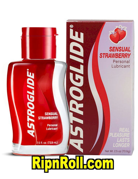 Astroglide Strawberry Lubricant - RipnRoll.com