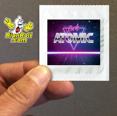 Printed White Foil with Full Color imprint - Atomic