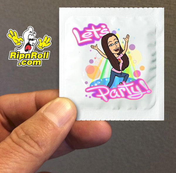 Bitmoji Condoms - Let's party