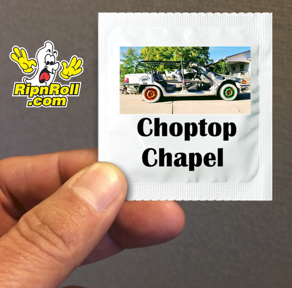 Printed White Foil with Full Color imprint - Chop Top