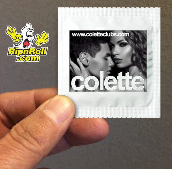 Colette - Printed White Foil with Full Color imprint