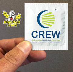 Printed White Foil with Full Color imprint - CREW