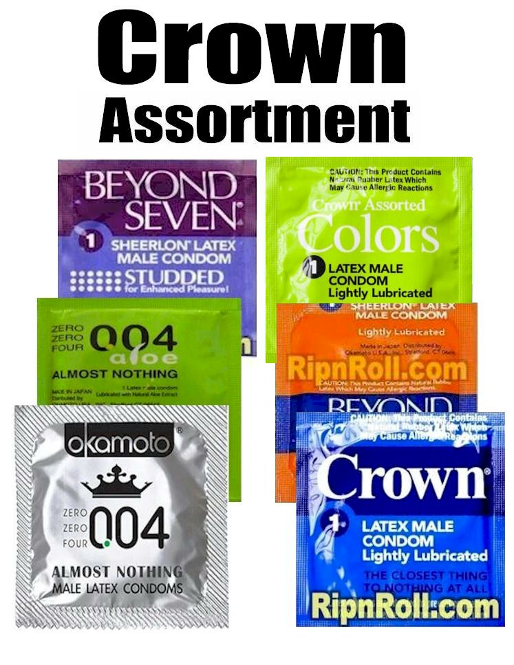 Crown Beyond Seven Condoms Assortment from RipnRoll.com Crown Beyond Seven Condoms Assortment from RipnRoll.com