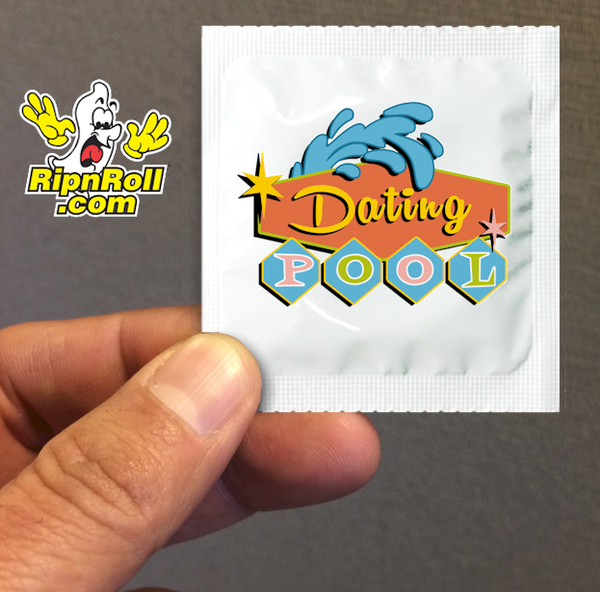 Printed White Foil with Full Color imprint - Dating Pool