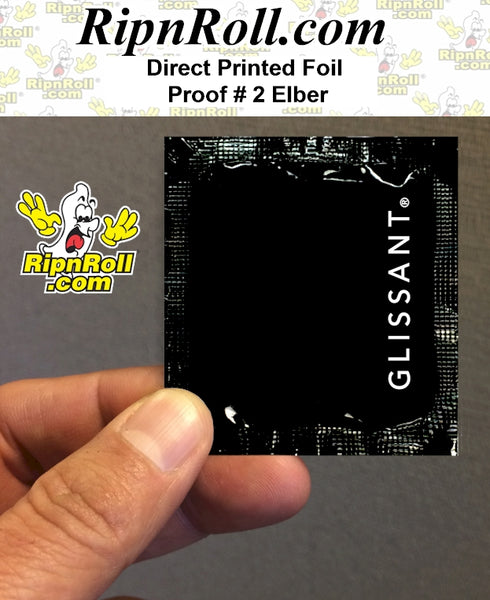 Printed Black Foil with Full Color imprint - ELBER - NON LUBRICATED