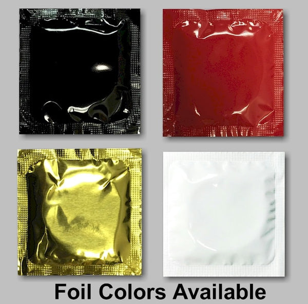 foil condom colors available