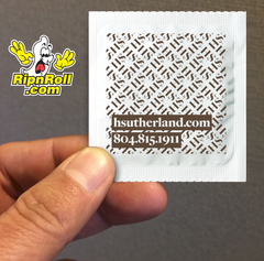 Printed White Foil with Full Color imprint - HS