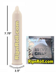 Caution Wear Iron Grip Snug Fitting Condoms - RipNRoll Condoms Caution Wear Iron Grip Snug Fitting Condoms - RipNRoll Condoms