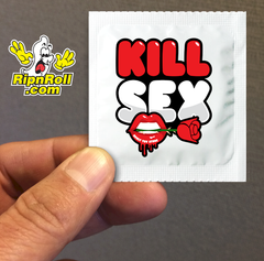 Printed White Foil with Full Color imprint - Kill Sex