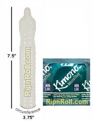 Kimono Microthin Aqualube Condoms - RipnRoll.com