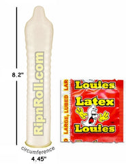 Latex Louie Large Condoms - RipnRoll.com