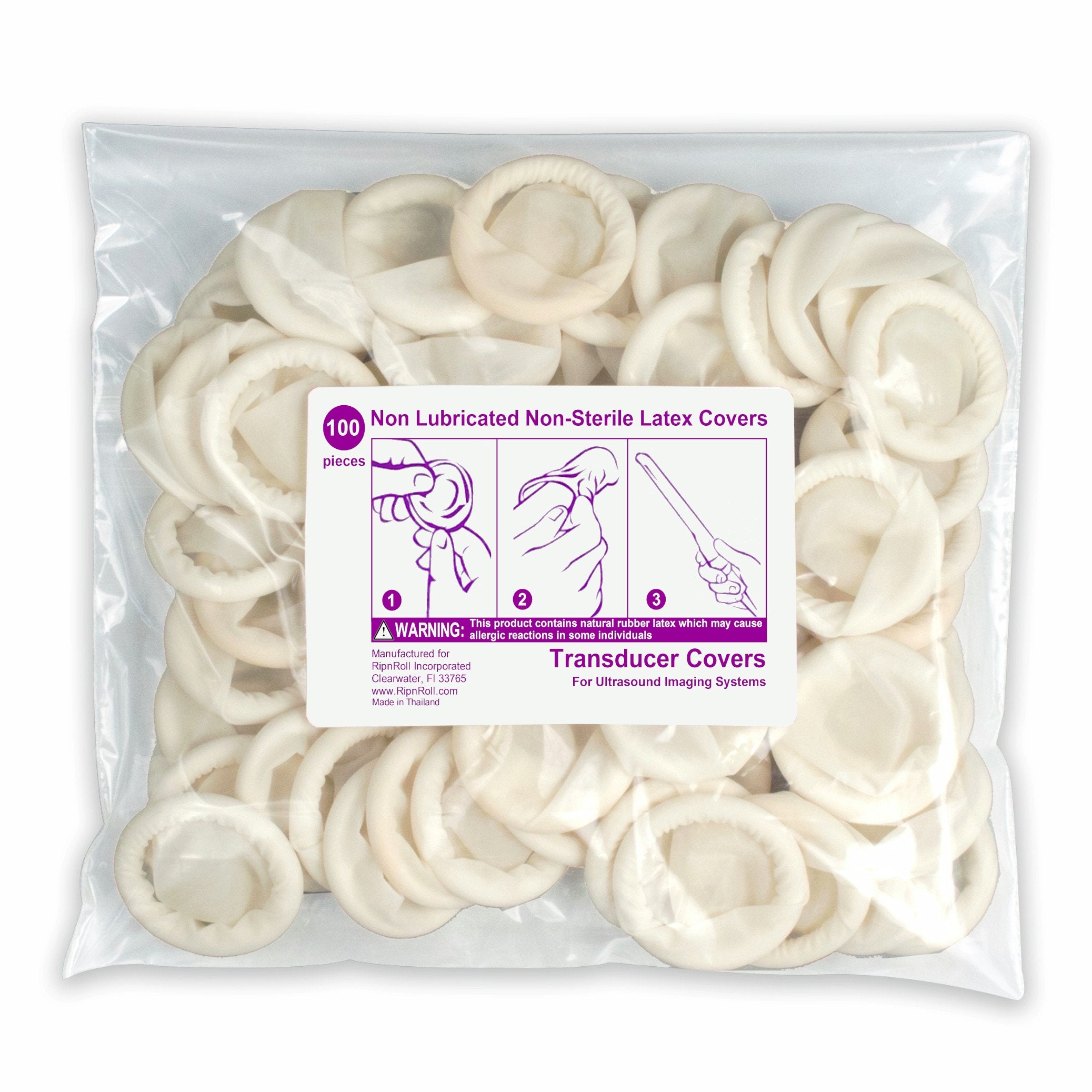 Probe Covers Ultrasound Probe Cover - Latex-Free Sterile Disposable Transducer Cover