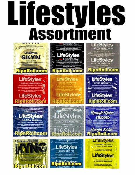 Lifestyles Condoms Assortment Sampler - RipnRoll.com