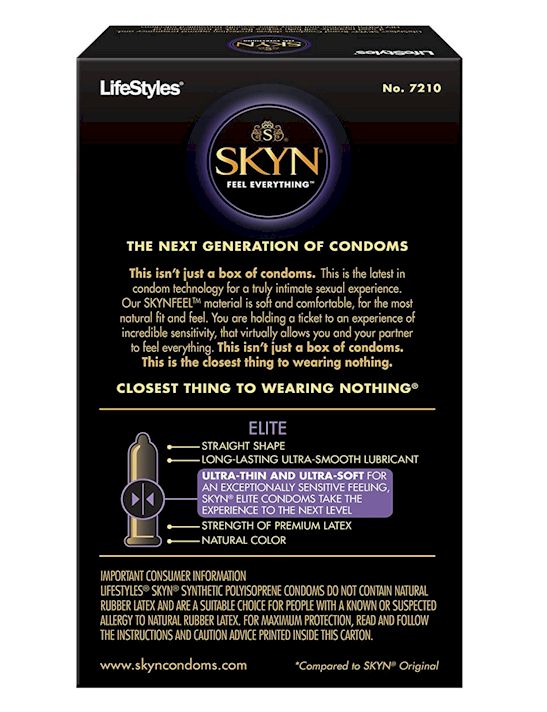 SKYN Elite Condoms - Lifestyles - Buy Online SKYN Elite Condoms - Lifestyles - Buy Online