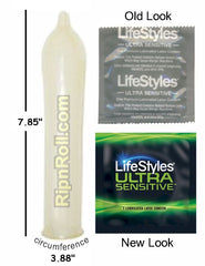 Lifestyles Ultra Sensitive Condoms - RipnRoll.com