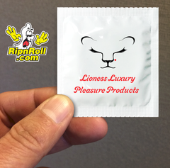 Printed White Foil with Full Color imprint - Lioness