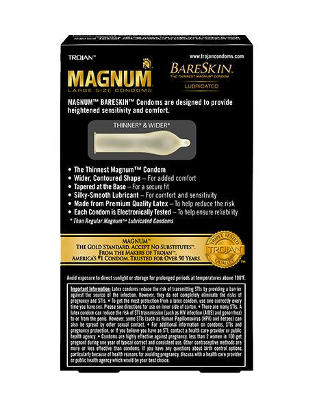 Trojan Magnum Bareskin Condoms Trojan Magnum Bareskin Condoms