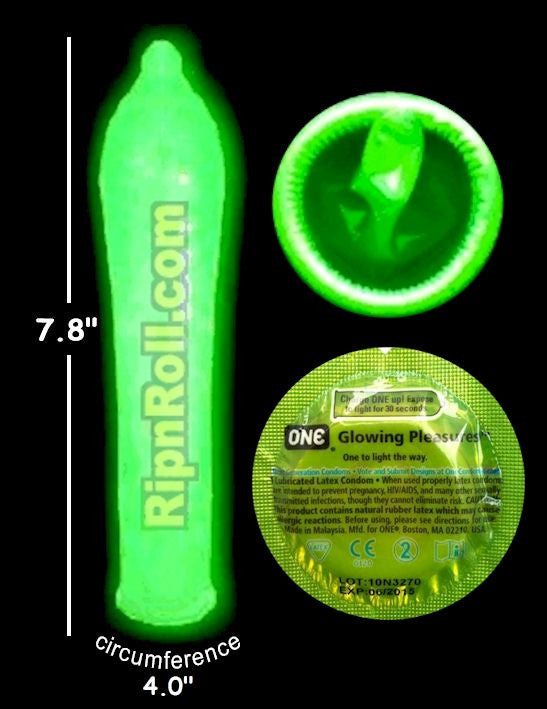 Glow in the Dark Condoms - RipnRoll.com Glow in the Dark Condoms - RipnRoll.com