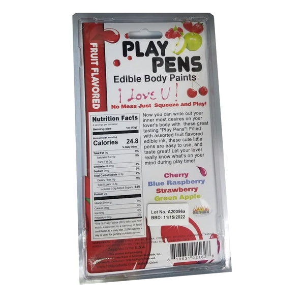 Play Pens Edible Body Paint