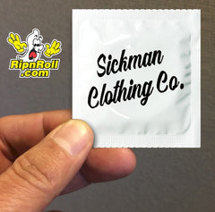 Printed White Foil with Full Color imprint - Sickman