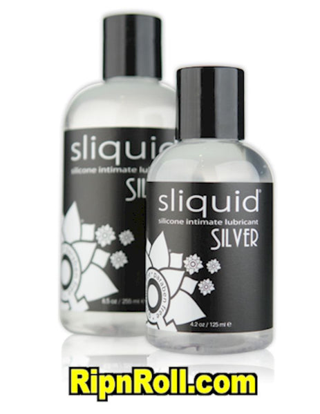 Sliquid Silver Silicone Lubricants - RipnRoll.com