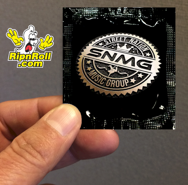 SNMG - Printed Black Foil with Full Color imprint