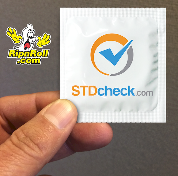Printed White Foil with Full Color imprint - STD Check