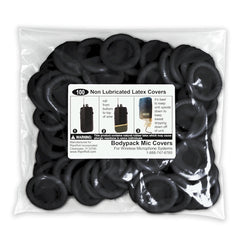 disposable wireless mic covers - black