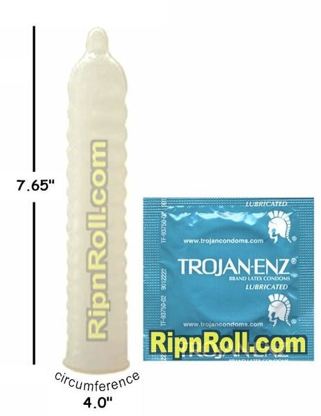 Trojan-Enz Lubricated Condoms - RipnRoll
