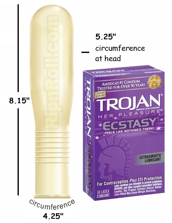 Trojan Her Pleasure Ecstasy Condoms - RipNRoll Trojan Her Pleasure Ecstasy Condoms - RipNRoll