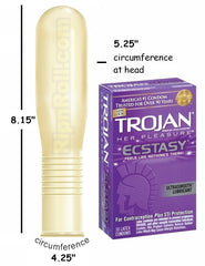 Trojan Her Pleasure Ecstasy Condoms - RipnRoll.com