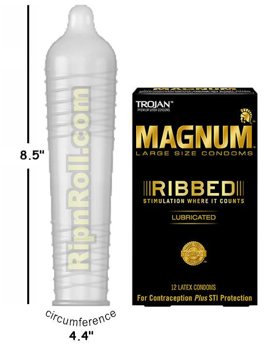 Trojan Magnum Ribbed Condoms Trojan Magnum Ribbed Condoms