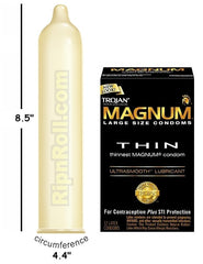 Trojan Magnum THIN Lubricated, Large condoms - RipNRoll Condoms Trojan Magnum THIN Lubricated, Large condoms - RipNRoll Condoms