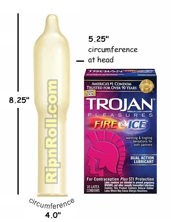 TROJAN Fire & Ice Dual Action Condoms - RipNRoll Condoms TROJAN Fire & Ice Dual Action Condoms - RipNRoll Condoms