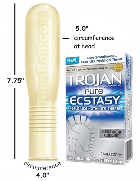 Trojan Pure Ecstasy condoms - RipnRoll.com