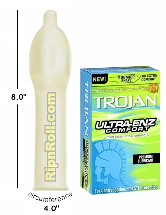 Trojan Ultra Enz Comfort Condoms - RipnRoll.com Trojan Ultra Enz Comfort Condoms - RipnRoll.com