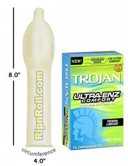 Trojan Ultra Enz Comfort Condoms - RipnRoll.com