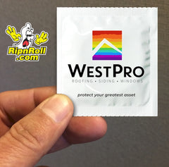 Printed White Foil with Full Color imprint - West Pro