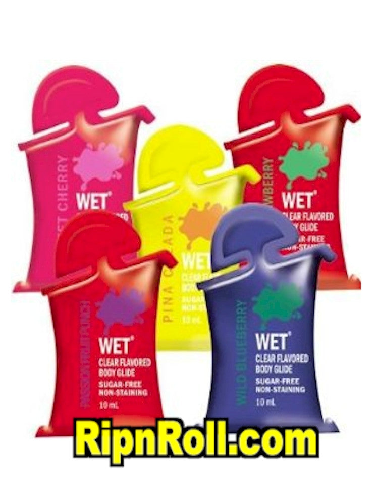 Wet Fun Flavored Pillows Lubricant - RipnRoll.com Wet Fun Flavored Pillows Lubricant - RipnRoll.com