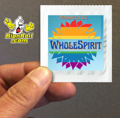 WholeSpirit - Printed White Foil with Full Color imprint