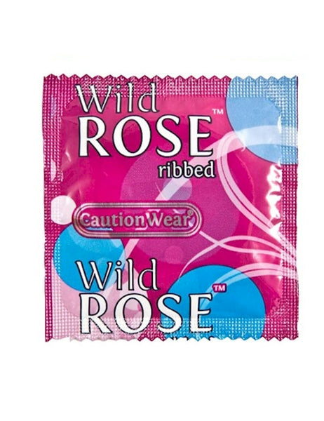 Caution Wear Wild Rose Condoms